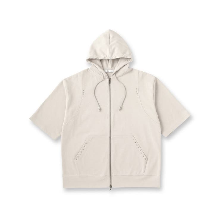 スタッズ ダブルZIPパーカ | tk.TAKEO KIKUCHI | 詳細画像1 