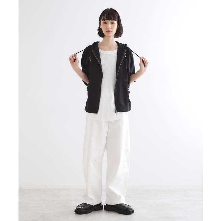 スタッズ ダブルZIPパーカ | tk.TAKEO KIKUCHI | 詳細画像21 