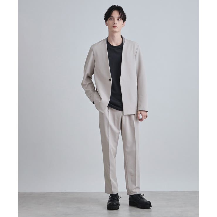 【セットアップ対応】360度ストレッチノーカラージャケット | tk.TAKEO KIKUCHI | 詳細画像5 