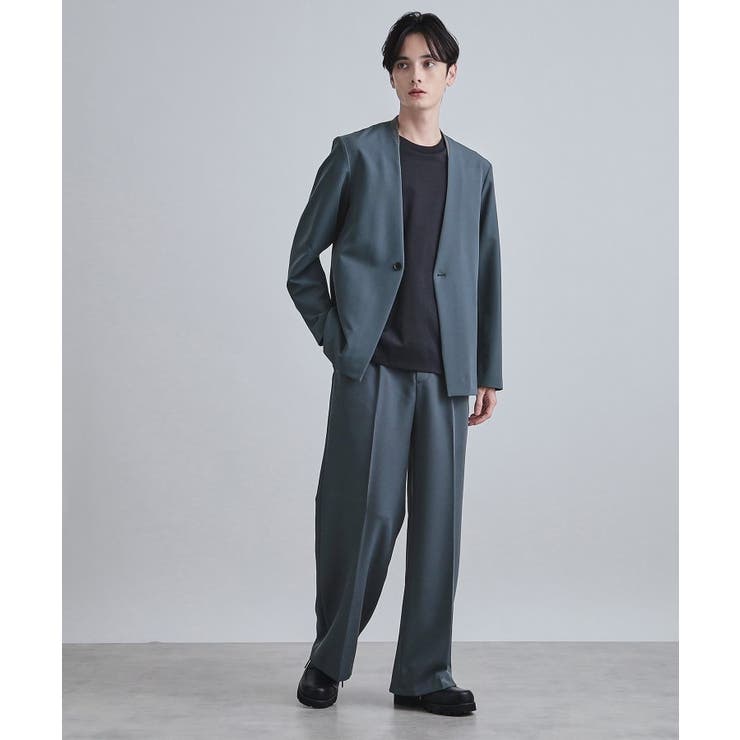 【セットアップ対応】360度ストレッチ ワイドストレートパンツ | tk.TAKEO KIKUCHI | 詳細画像12 