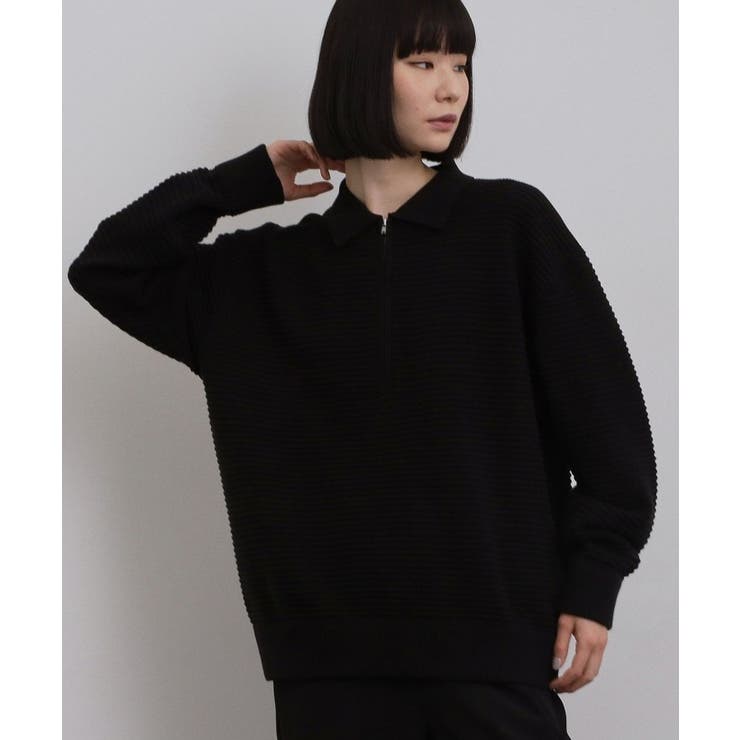 ハーフジップニットポロシャツ | tk.TAKEO KIKUCHI | 詳細画像12 