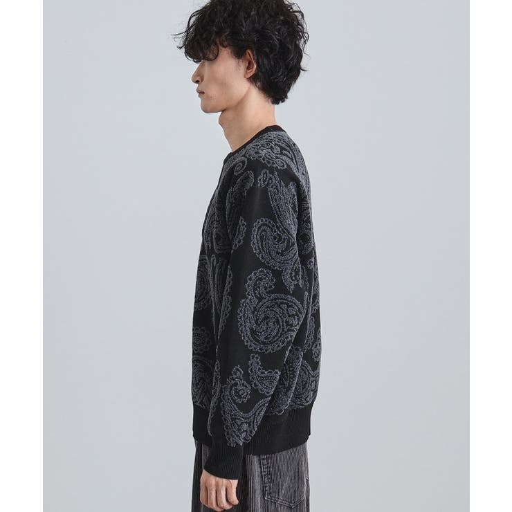 【洗える】ペイズリーニットプルオーバー | tk.TAKEO KIKUCHI | 詳細画像11 