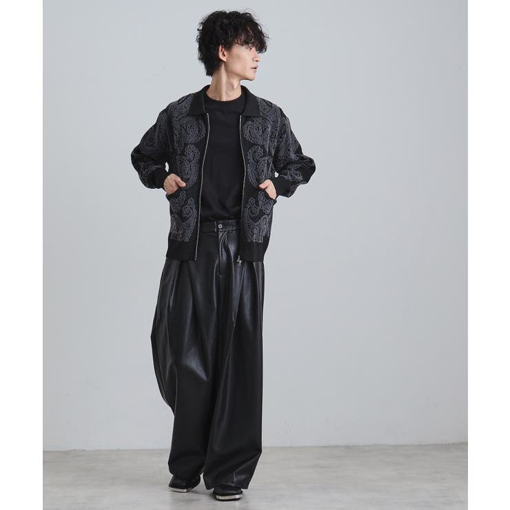 【洗える】ペイズリージップカーディガン | tk.TAKEO KIKUCHI | 詳細画像7 