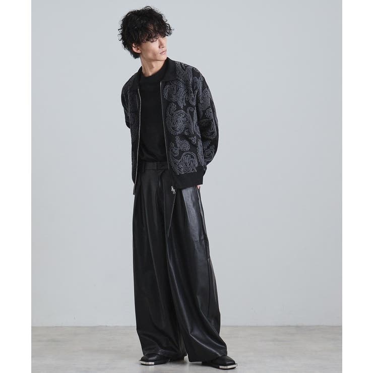 【洗える】ペイズリージップカーディガン | tk.TAKEO KIKUCHI | 詳細画像8 