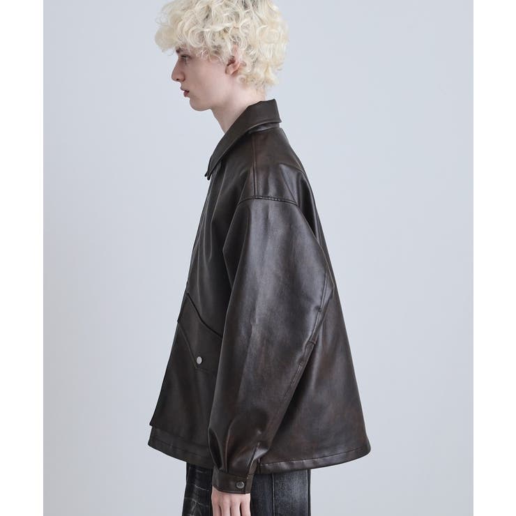 シンセティックレザーフライトジャケット | tk.TAKEO KIKUCHI | 詳細画像28 