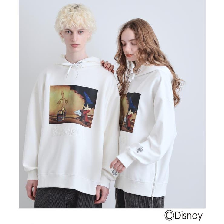ホワイト(001) | ディズニーカプセルコレクション『ファンタジア』パーカー | tk.TAKEO KIKUCHI