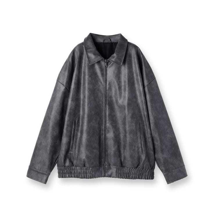 ヴィンテージライクジップアップブルゾン | tk.TAKEO KIKUCHI | 詳細画像1 