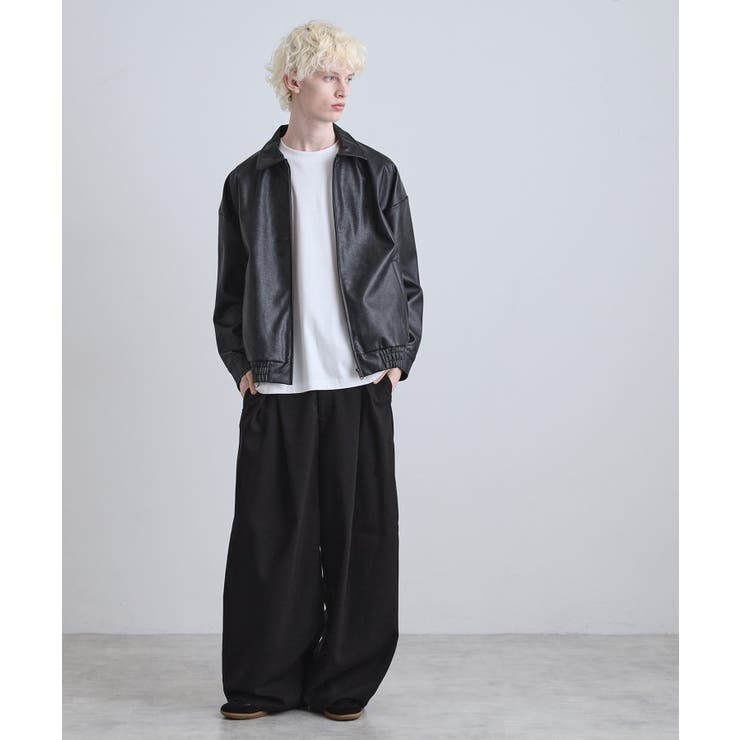 ヴィンテージライクジップアップブルゾン | tk.TAKEO KIKUCHI | 詳細画像17 