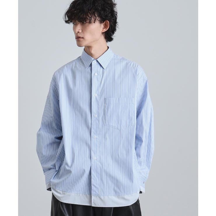 レイヤードストライプシャツ | tk.TAKEO KIKUCHI | 詳細画像23 