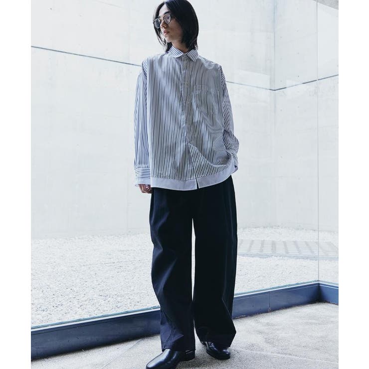 レイヤードストライプシャツ | tk.TAKEO KIKUCHI | 詳細画像4 