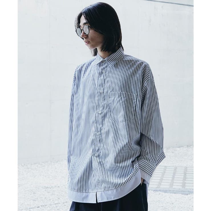 レイヤードストライプシャツ | tk.TAKEO KIKUCHI | 詳細画像2 