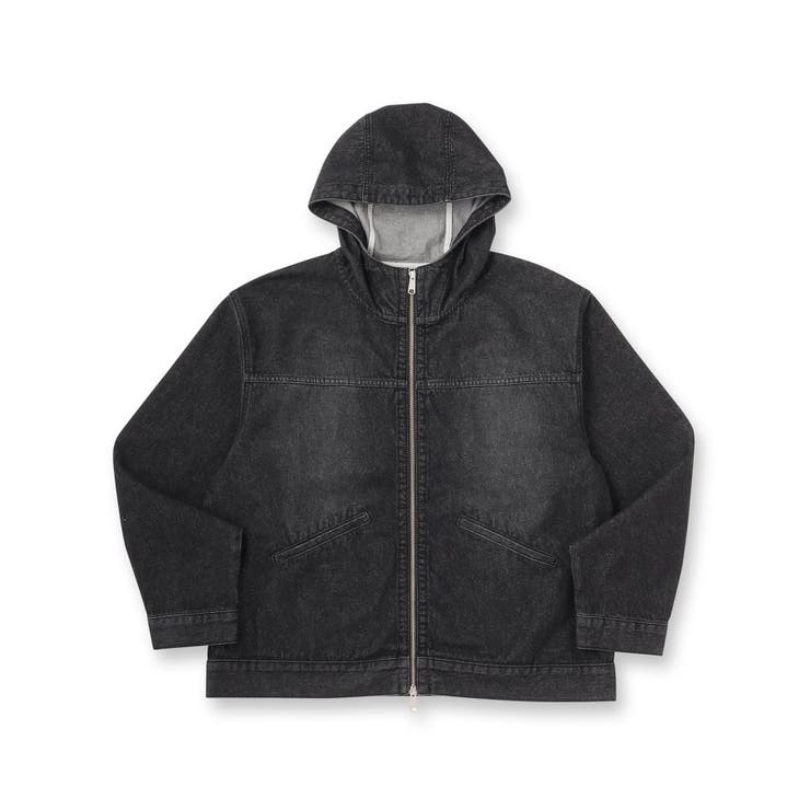 【セットアップ対応】デニムフードブルゾン | tk.TAKEO KIKUCHI | 詳細画像1 