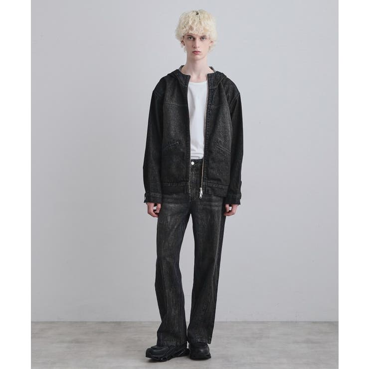 【セットアップ対応】デニムフードブルゾン | tk.TAKEO KIKUCHI | 詳細画像3 