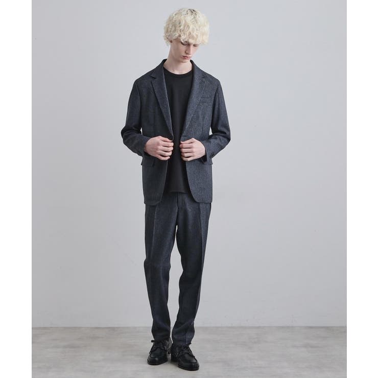 【上下2点セット】洗えるピンヘッドストレッチセットアップ/ビジネスOK | tk.TAKEO KIKUCHI | 詳細画像22 