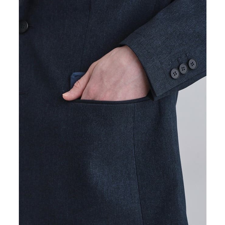 【上下2点セット】洗えるピンヘッドストレッチセットアップ/ビジネスOK | tk.TAKEO KIKUCHI | 詳細画像47 