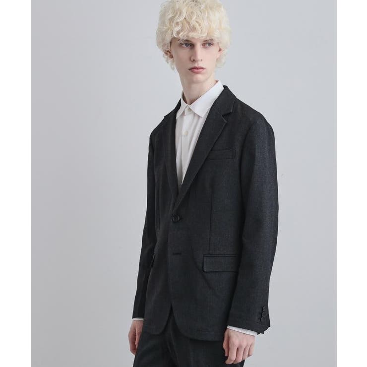 【上下2点セット】洗えるピンヘッドストレッチセットアップ/ビジネスOK | tk.TAKEO KIKUCHI | 詳細画像6 