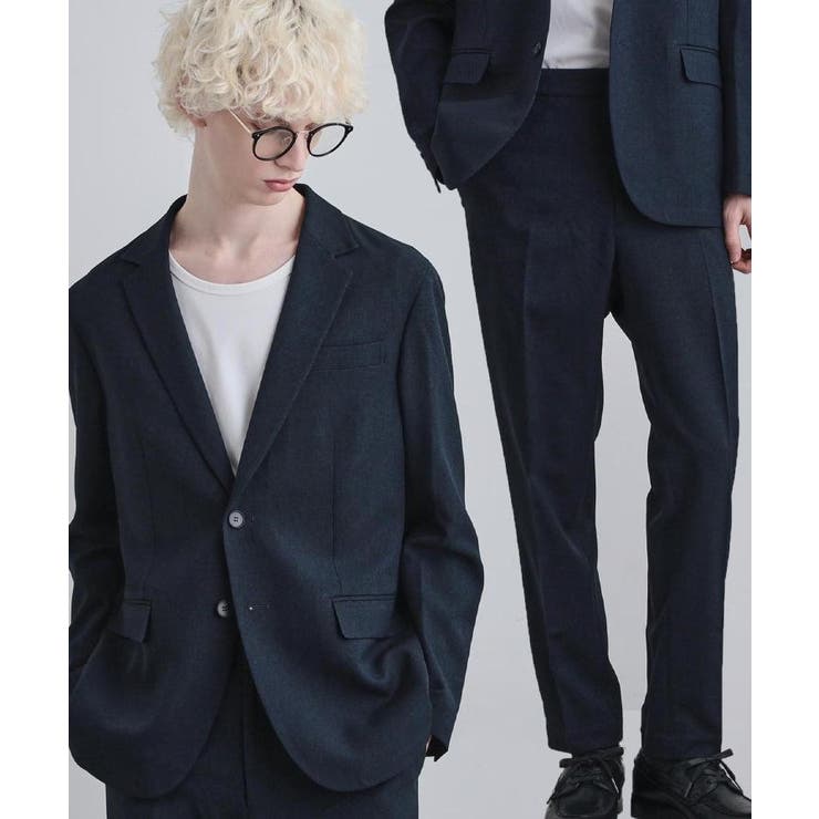 【上下2点セット】洗えるピンヘッドストレッチセットアップ/ビジネスOK | tk.TAKEO KIKUCHI | 詳細画像39 