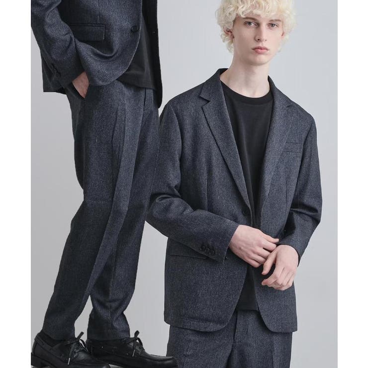 【上下2点セット】洗えるピンヘッドストレッチセットアップ/ビジネスOK | tk.TAKEO KIKUCHI | 詳細画像23 