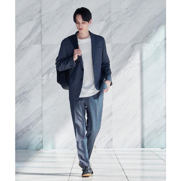 【上下2点セット】洗えるピンヘッドストレッチセットアップ/ビジネスOK | tk.TAKEO KIKUCHI | 詳細画像14 