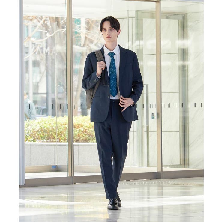 【上下2点セット】洗えるピンヘッドストレッチセットアップ/ビジネスOK | tk.TAKEO KIKUCHI | 詳細画像25 