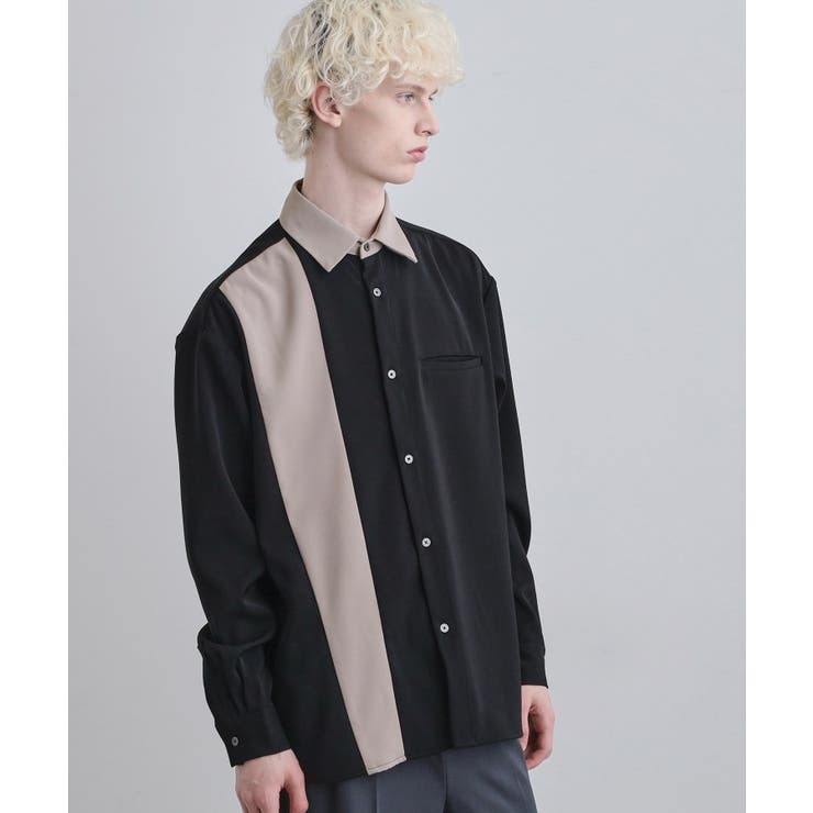 パネルカット ジップシャツ | tk.TAKEO KIKUCHI | 詳細画像6 