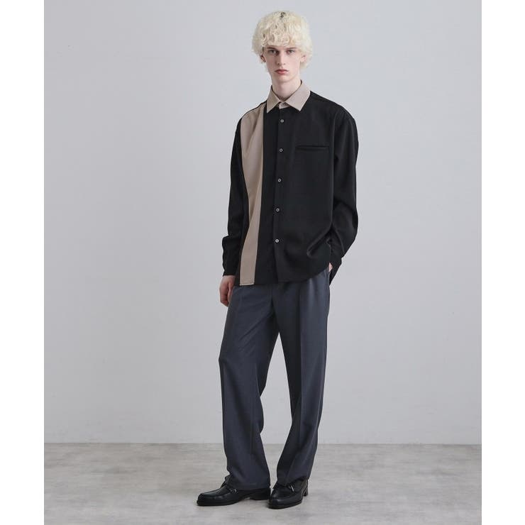 パネルカット ジップシャツ | tk.TAKEO KIKUCHI | 詳細画像7 