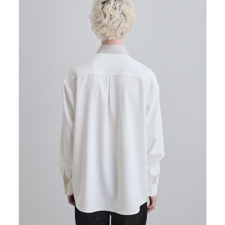 パネルカット ジップシャツ | tk.TAKEO KIKUCHI | 詳細画像12 