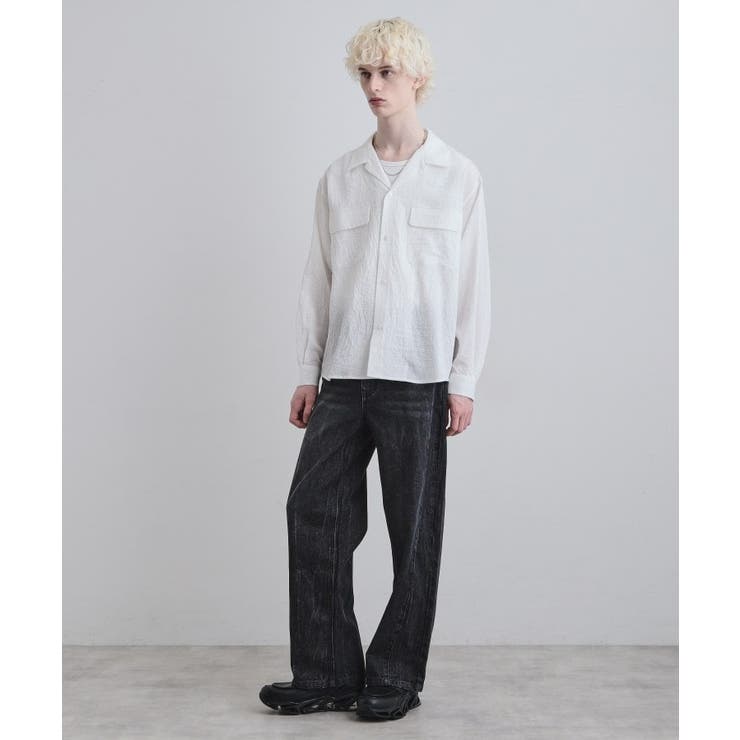 シアーストライプシャツ | tk.TAKEO KIKUCHI | 詳細画像4 