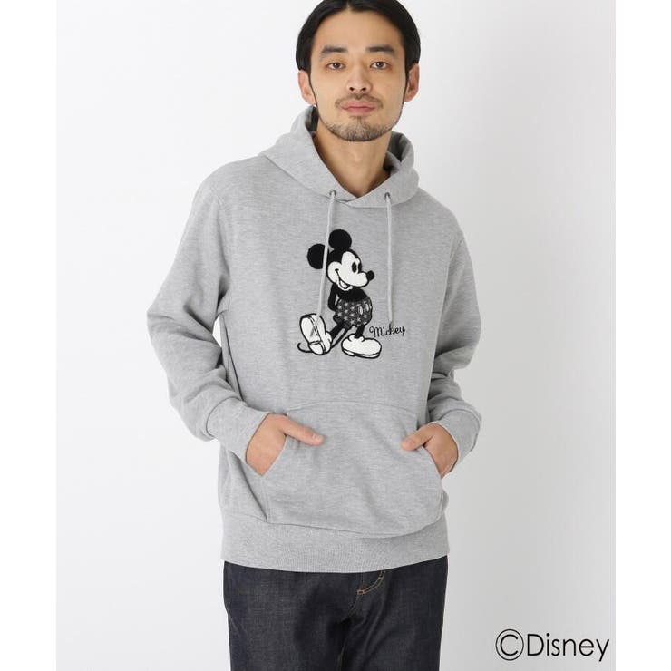 Disney ディズニー サガラ刺繍 ミッキーマウス パーカー 品番 Wrdw Base Station ベースステーション のメンズ ファッション通販 Shoplist ショップリスト