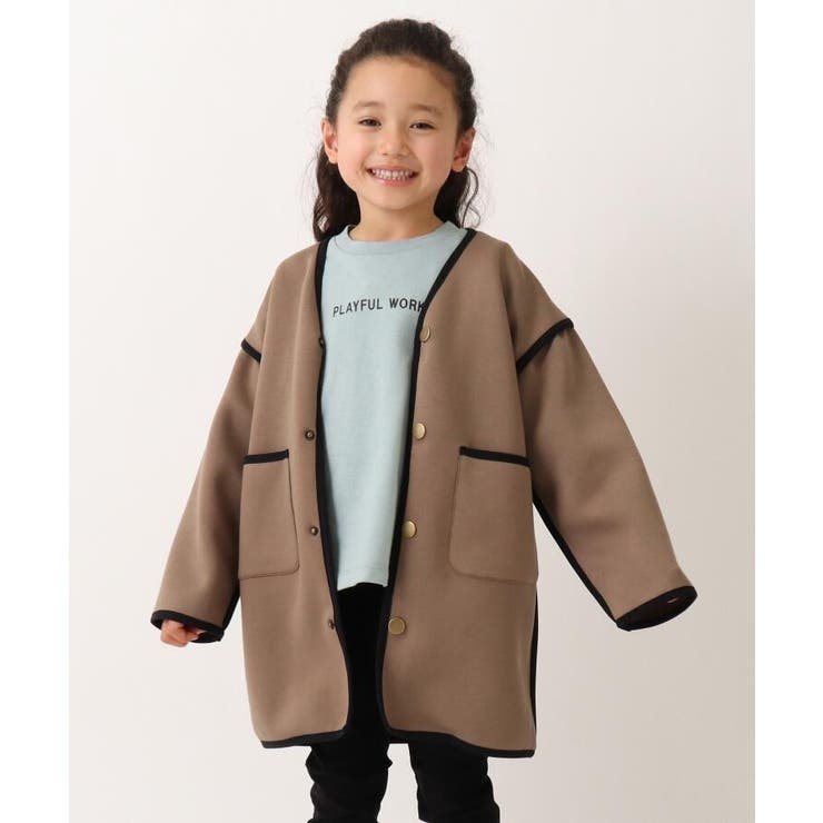ダンボールパイピングコーディガン 品番 Wrdw The Shop Tk ザショップティーケー のキッズファッション通販 Shoplist ショップリスト