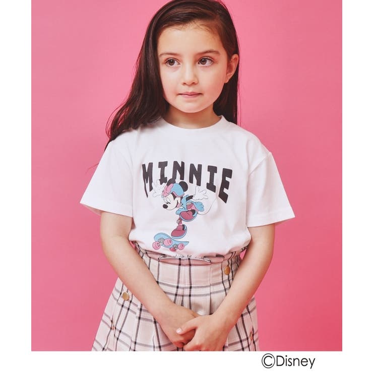 Disney/【110-150/親子リンク】プリント半袖Tシャツ[品番