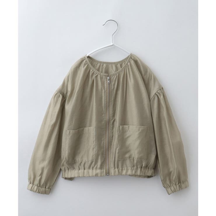 ベージュ(052) | 【110-160/親子リンク風】シアーブルゾン | THE SHOP TK
