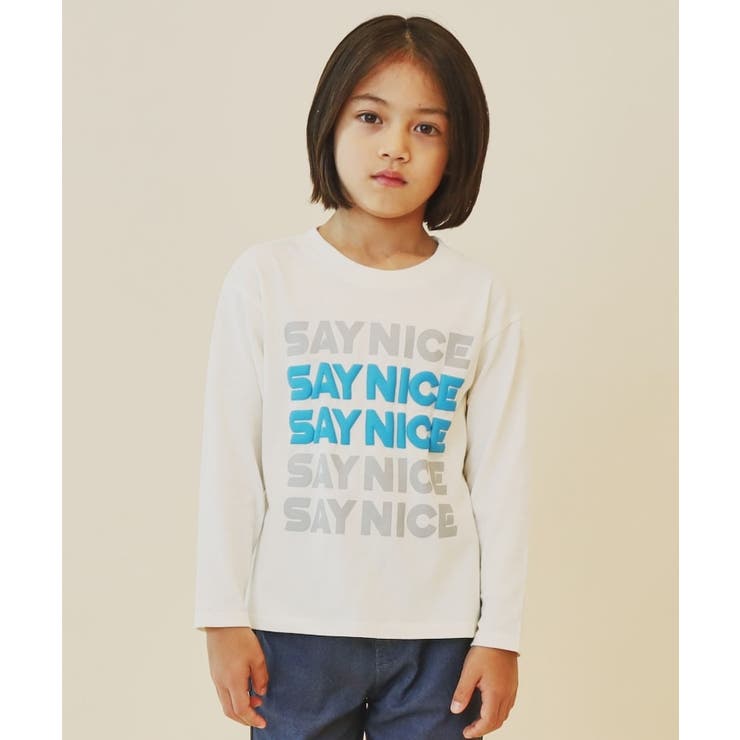 【110-130】オーガビッツコットン長袖Tシャツ/洗濯機OK | THE SHOP TK | 詳細画像1 
