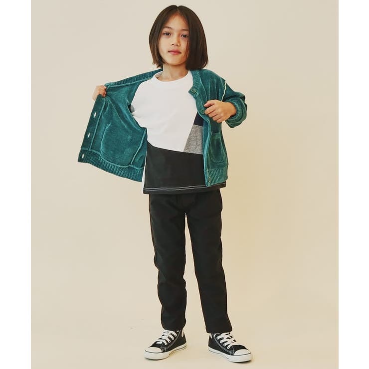 【100-160/親子リンク】カットモールカーディガン/洗濯機OK | THE SHOP TK | 詳細画像7