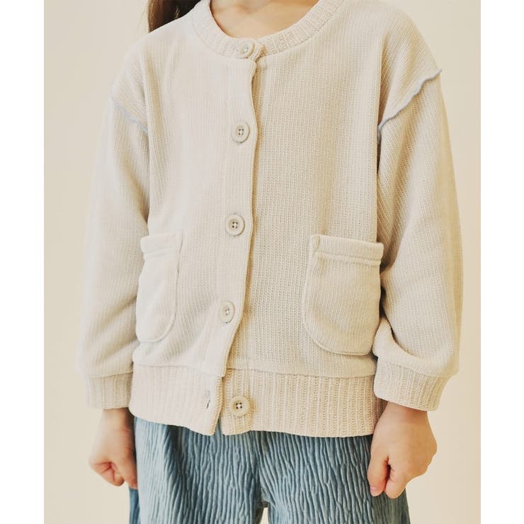 【100-160/親子リンク】カットモールカーディガン/洗濯機OK | THE SHOP TK | 詳細画像16