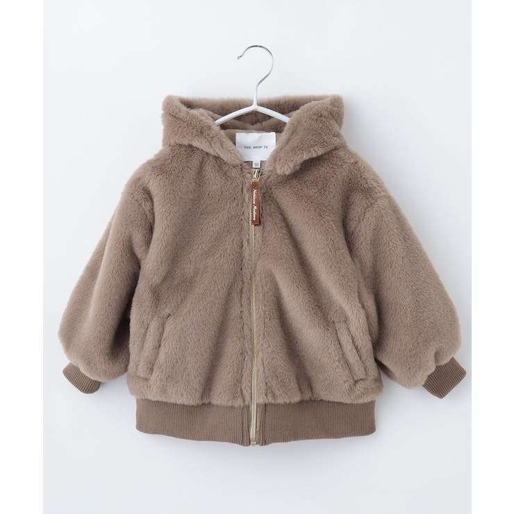 【100－150】ファーフードジップブルゾン/洗濯機OK | THE SHOP TK | 詳細画像16 