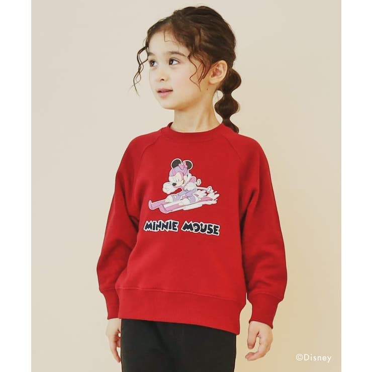 レッド(163) | Disney/【110-160】ラグランスリーブスウェット | THE SHOP TK