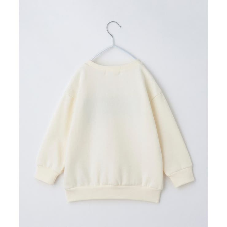 【100－130/裏起毛】フラワー＆ラメロゴプルオーバー | THE SHOP TK | 詳細画像8 