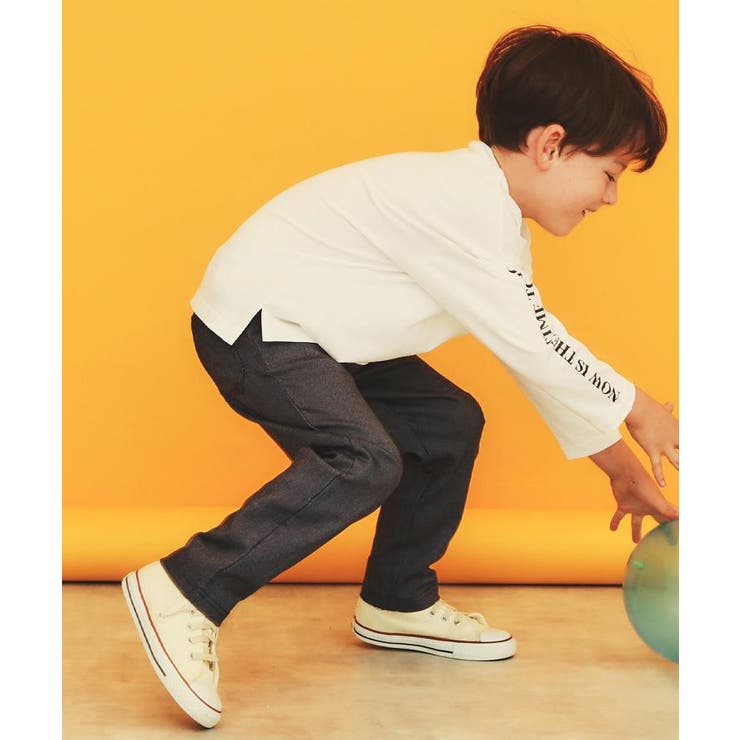 【110-160/洗濯機OK】のびーるパンツストレート | THE SHOP TK | 詳細画像3