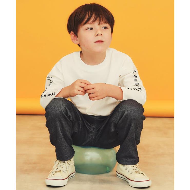 ネイビー(094) | 【110-160/洗濯機OK】のびーるパンツストレート | THE SHOP TK