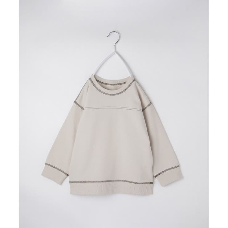 アイボリー(004) | 【110-160】カラーロック裏毛プルオーバー | THE SHOP TK