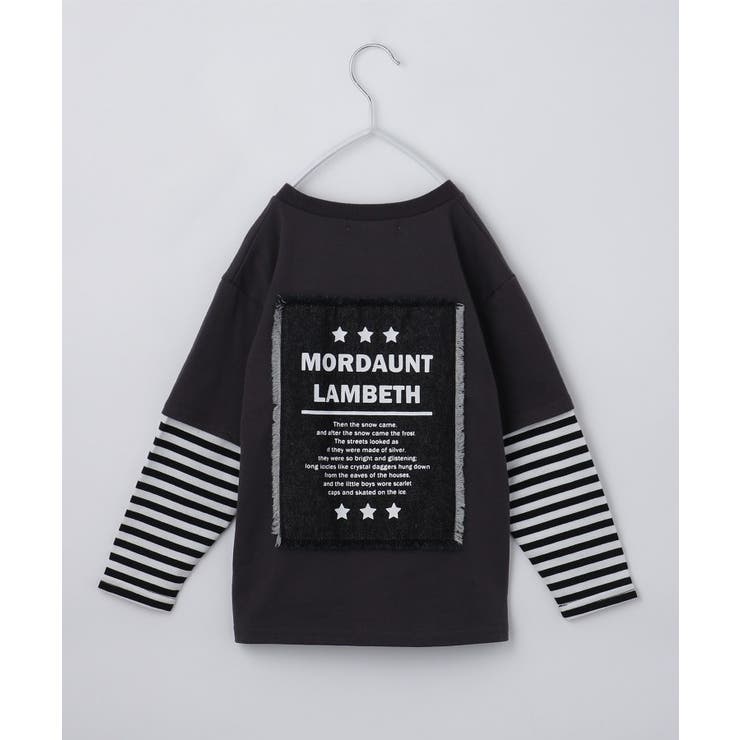 【110－160】レイヤード風デニムアップリケロンTee | THE SHOP TK | 詳細画像11 