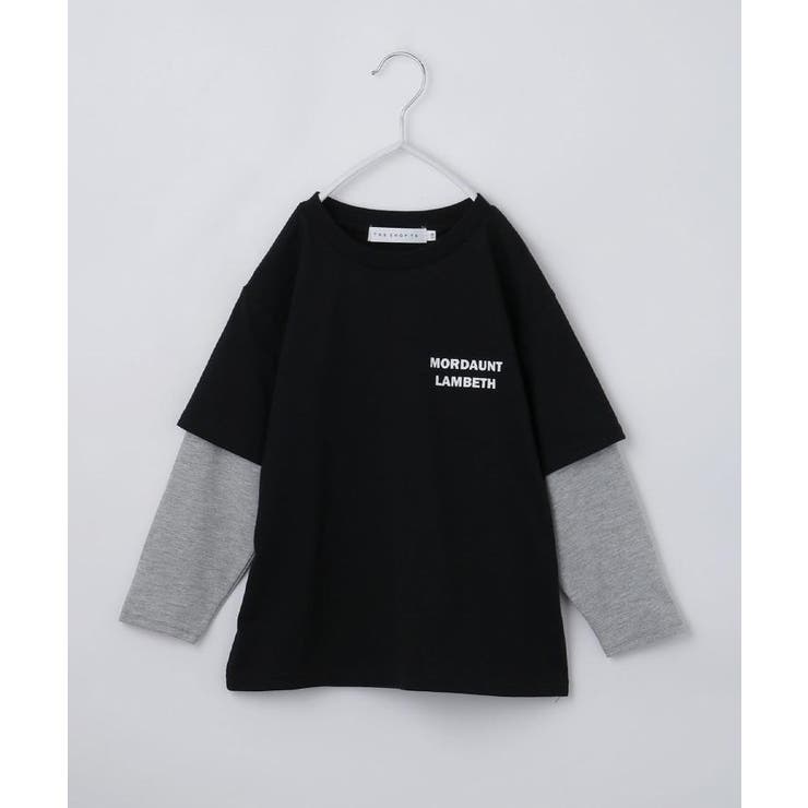 【110－160】レイヤード風デニムアップリケロンTee | THE SHOP TK | 詳細画像19 