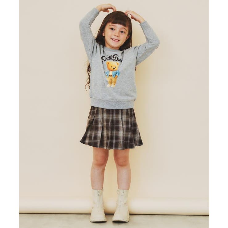 【110－160/3柄×2色】ミニ裏毛ロゴプルオーバー | THE SHOP TK | 詳細画像1 