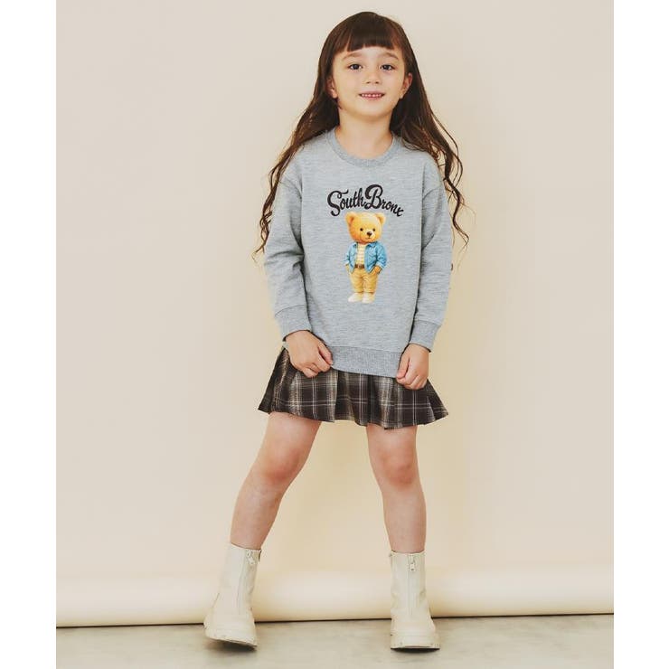 【110－160/3柄×2色】ミニ裏毛ロゴプルオーバー | THE SHOP TK | 詳細画像2 