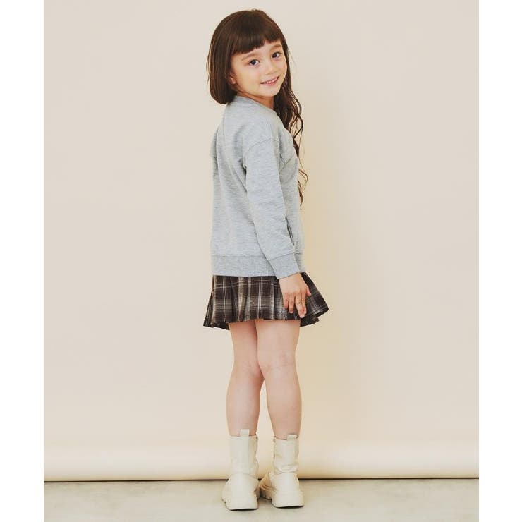 【110－160/3柄×2色】ミニ裏毛ロゴプルオーバー | THE SHOP TK | 詳細画像3 