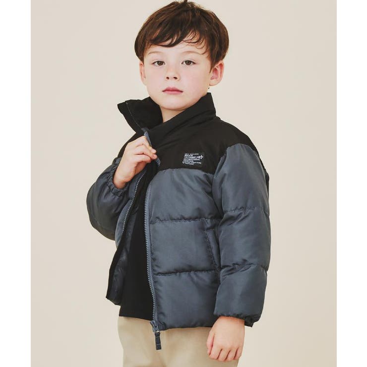 チャコールグレー(014) | 【110-160】スタンドネック中綿ブルゾン | THE SHOP TK