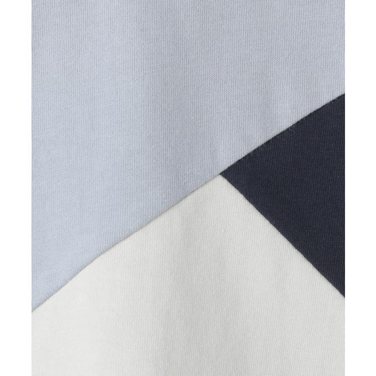 【110－160】斜め切替配色Tシャツ/洗濯機OK | THE SHOP TK | 詳細画像14 