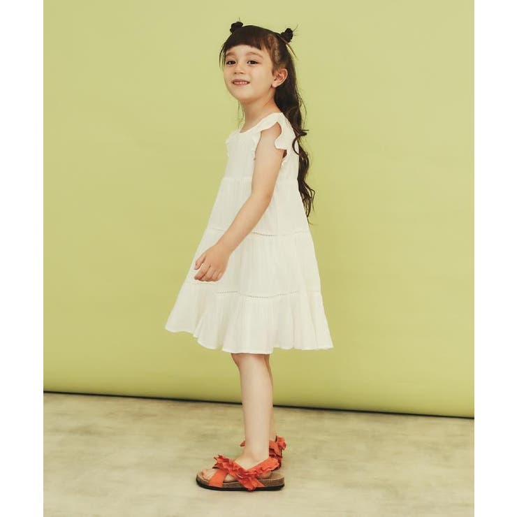 【120－150】ティアードワンピース/洗える | THE SHOP TK | 詳細画像3 