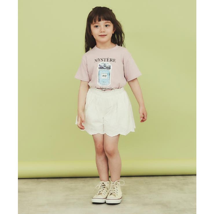 【120-150】スカラップレースキュロットパンツ | THE SHOP TK | 詳細画像1 